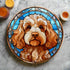 Cockapoo Golden Glass Suncatcher Worktop Saver